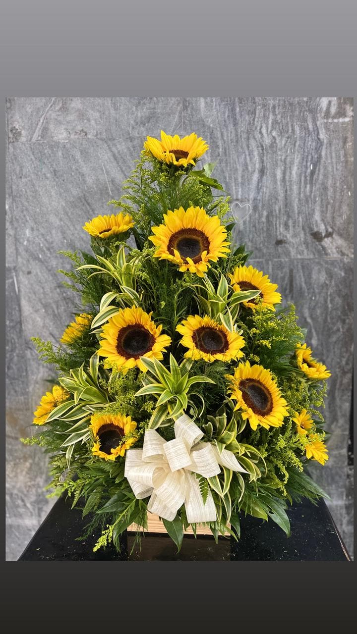 Ramo Arreglo tradicional de girasoles